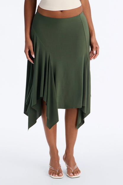 Saia Feminina Midi Vinho – Doce Malícia