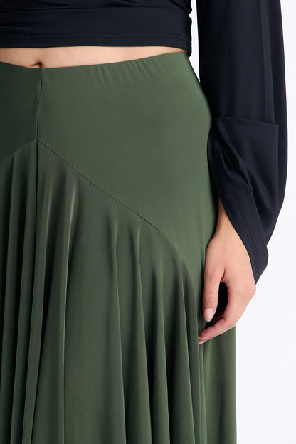 Saia Feminina Midi Vinho – Doce Malícia