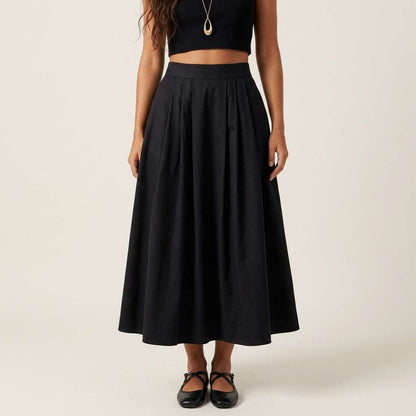 Saia Feminina Preto Branco – Doce Malícia - Preto