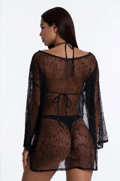 Saída de Praia Feminina Manga Longa Longo Curto – Doce Malícia