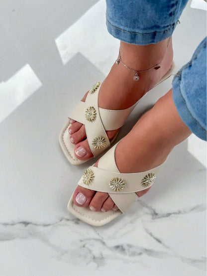 Sandália Feminina Branco – Doce Malícia