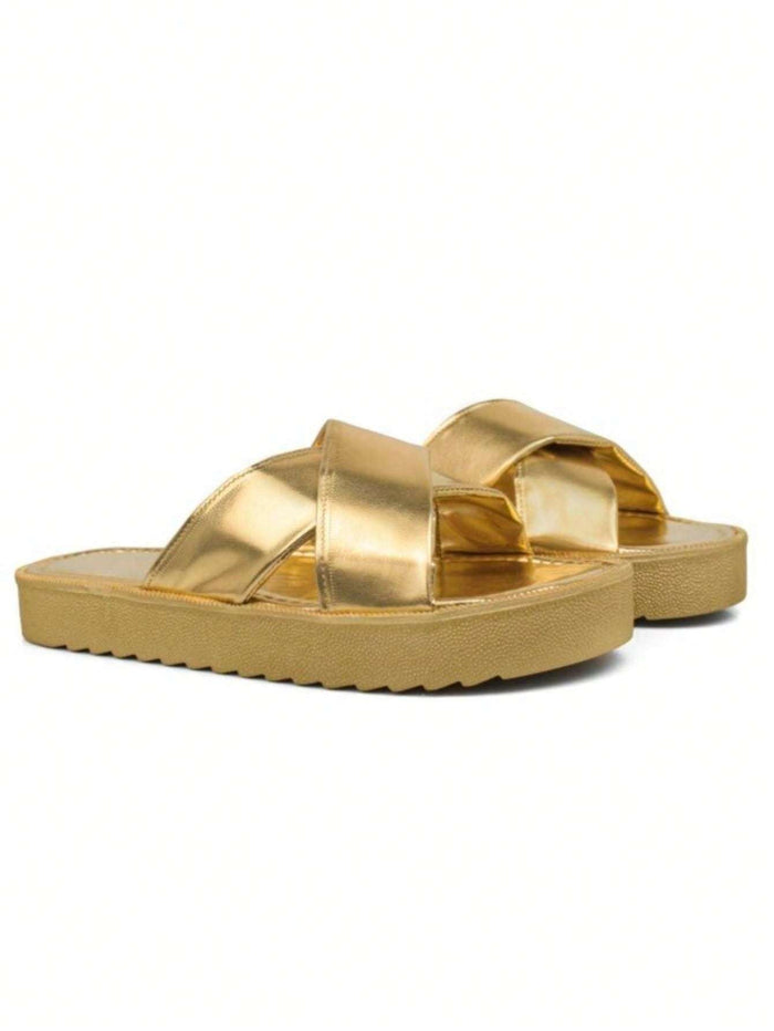 Sandália Slide Cross – Doce Malícia — Doce Malícia