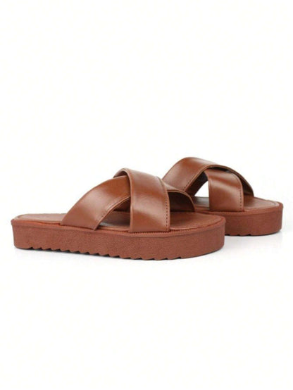 Sandália Slide Cross – Doce Malícia