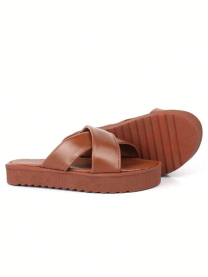 Sandália Slide Cross – Doce Malícia