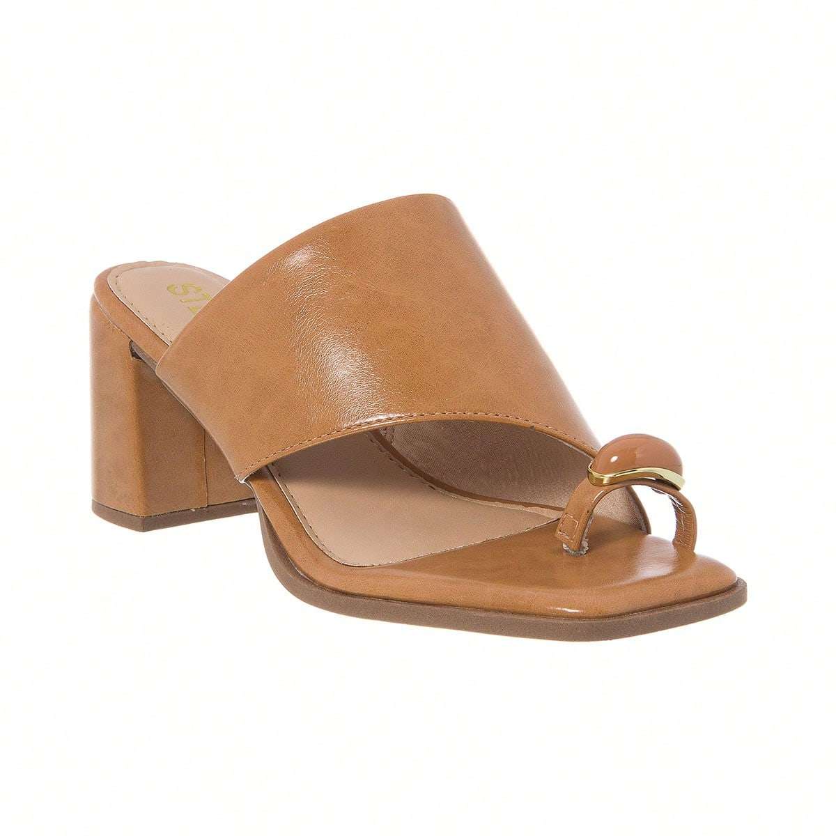 Sandália Feminina CarameloCamel – Doce Malícia