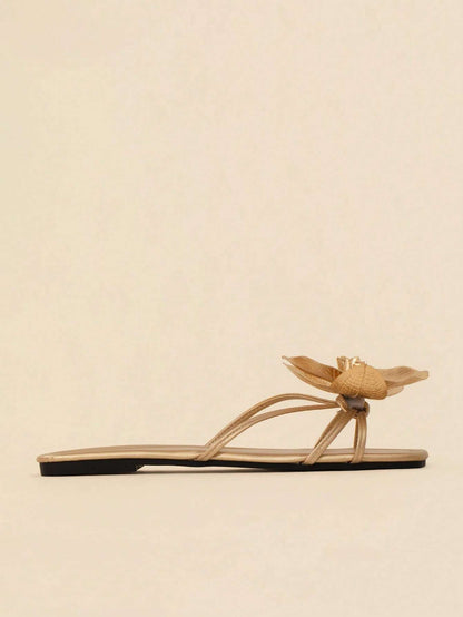 Sandália Feminina Dourado Brilho – Doce Malícia
