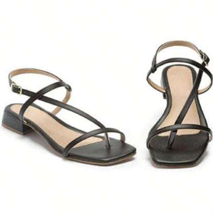 Sandália Strappy Salto Baixo – Doce Malícia