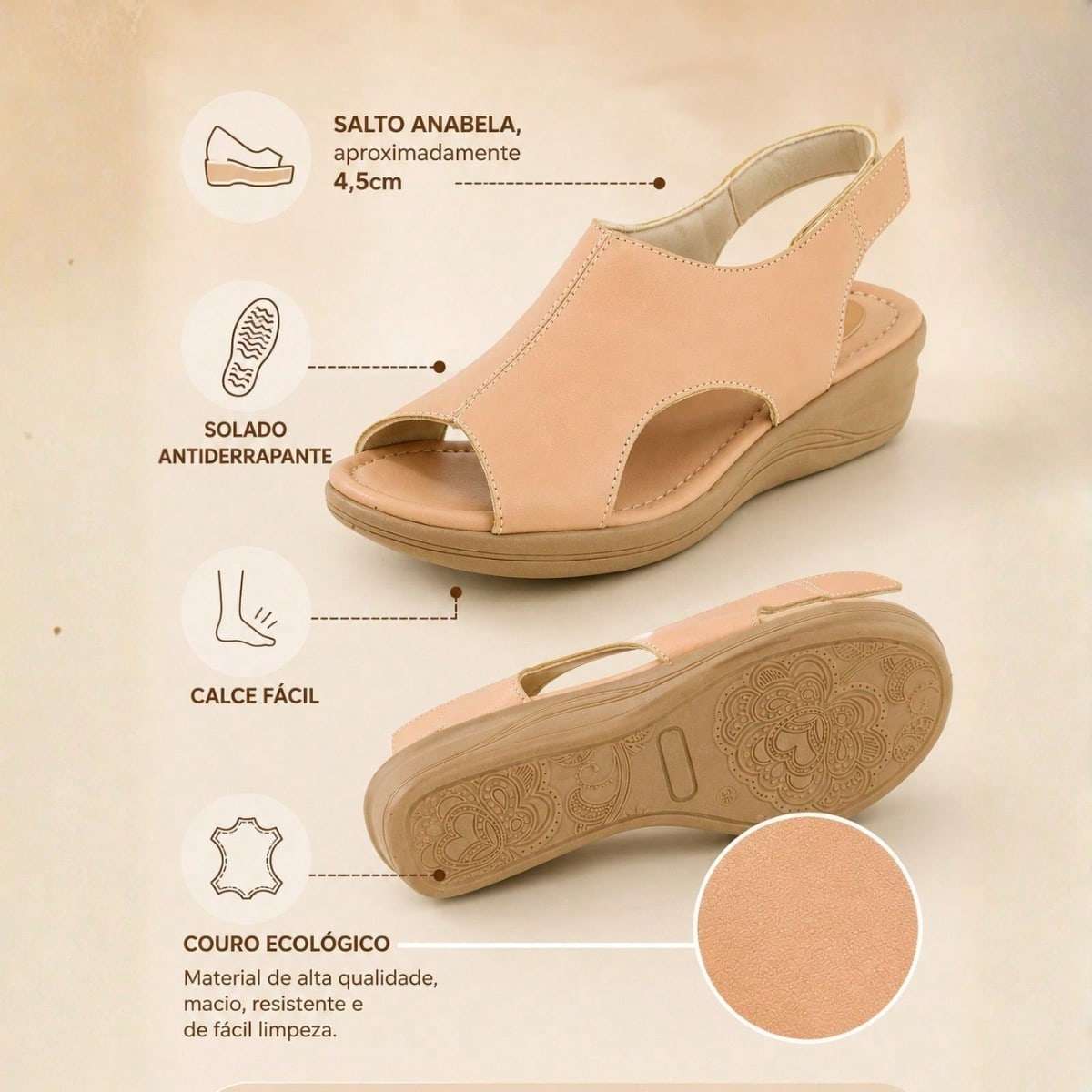 Sandália Feminina Sandálias de dedo – Doce Malícia