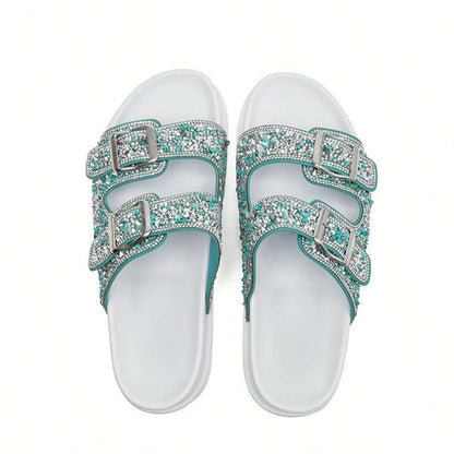 Sandália Rasteira Feminina Confortável Birken Fivela – Doce Malícia