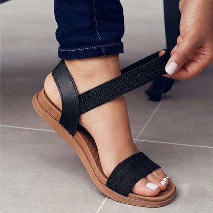 Sandália Rasteira Feminina Elastico Ortopedica – Doce Malícia