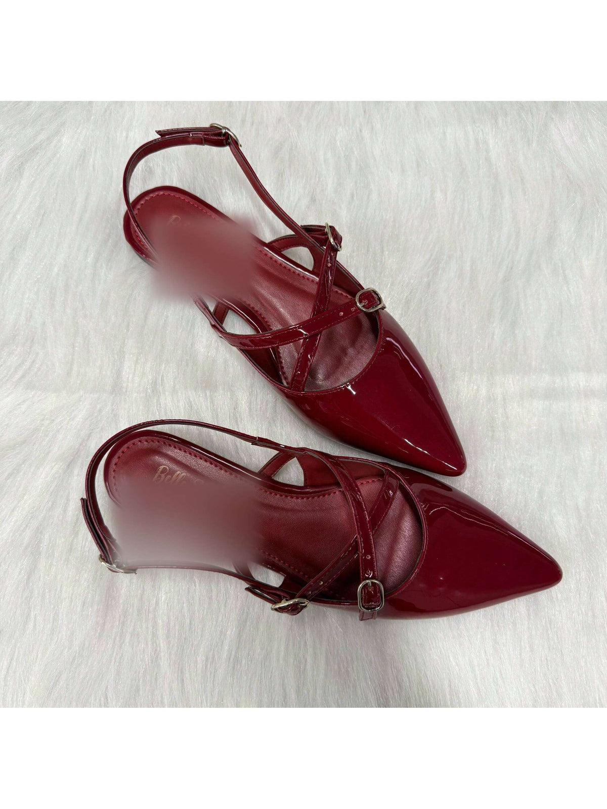 Sandália Rasteira Feminina Sapatilha Slingback Verniz – Doce Malícia