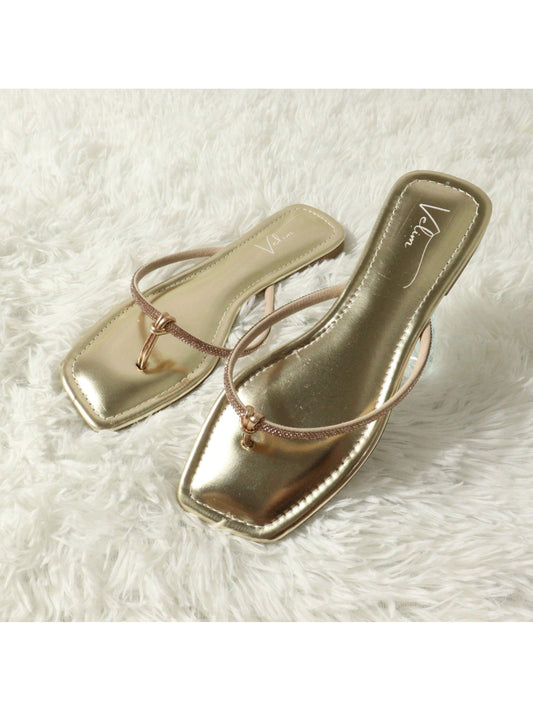Sapatilha Feminina Brilho Dourado – Doce Malícia