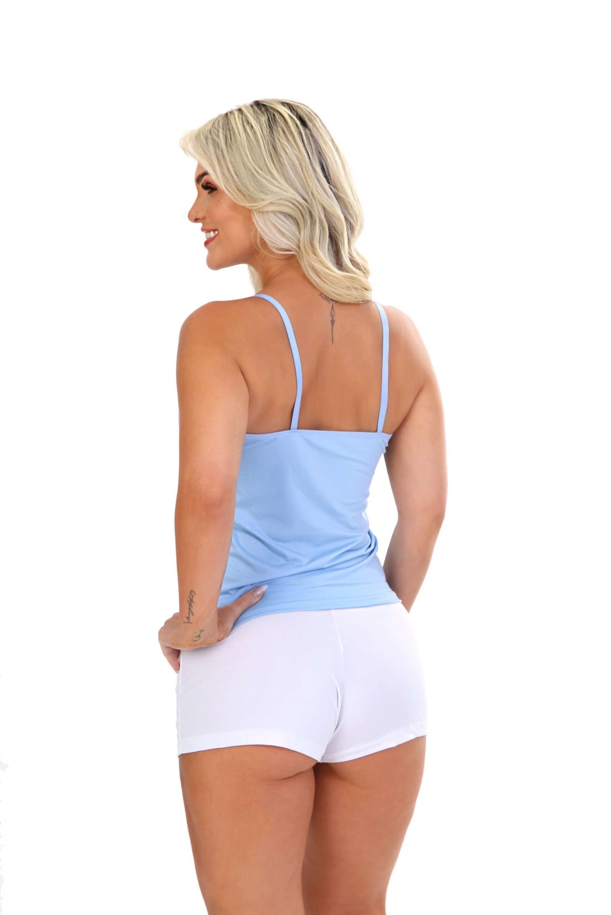 Short Doll Feminino em Branco – Doce Malícia