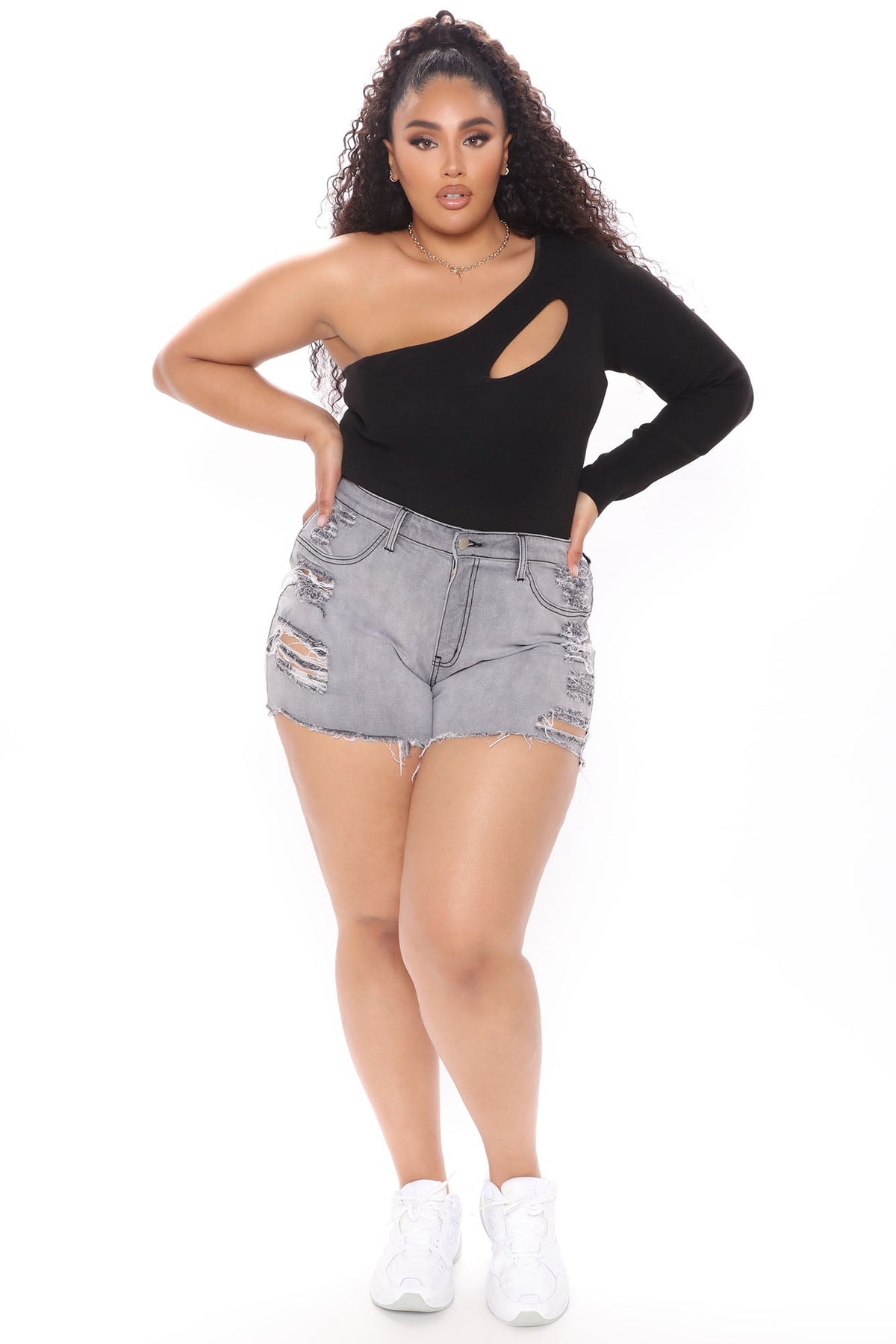 Short Feminino Cinza – Doce Malícia