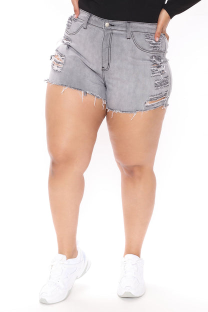 Short Feminino Cinza – Doce Malícia