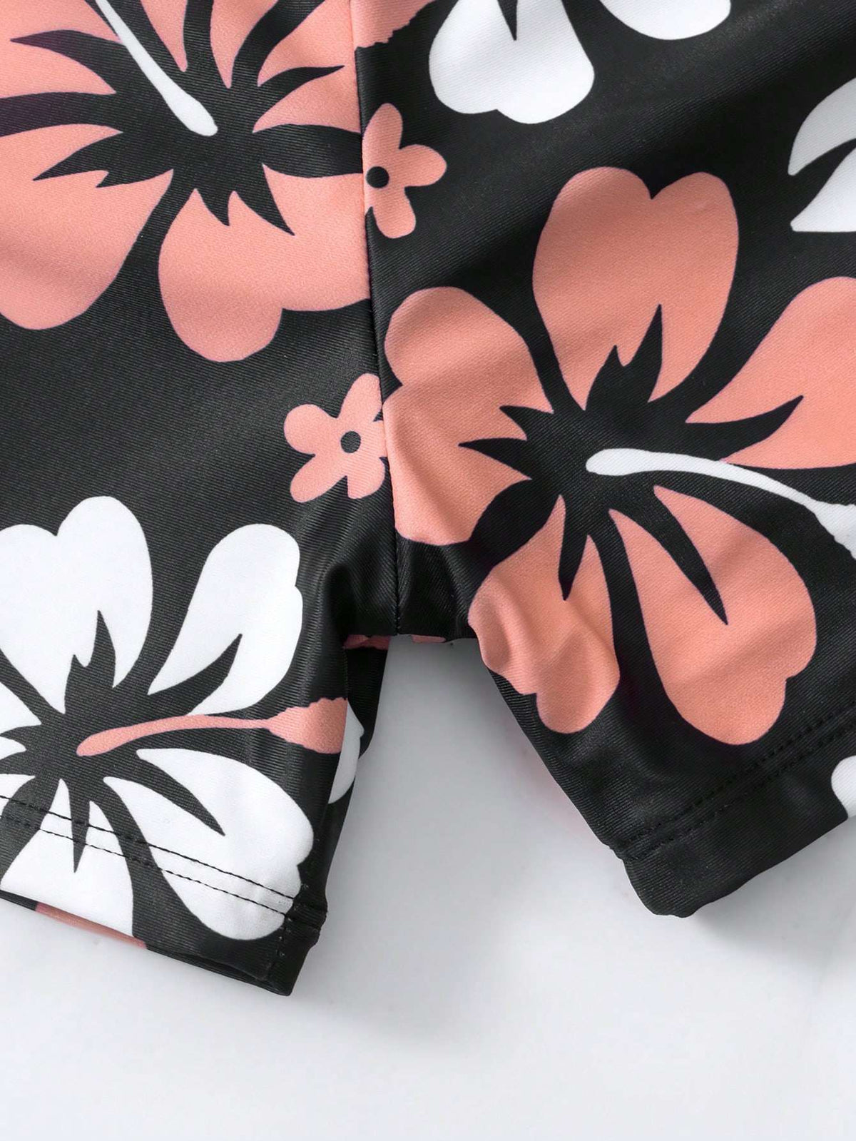 Biquíni Cropped com Short Estampa Floral – Doce Malícia