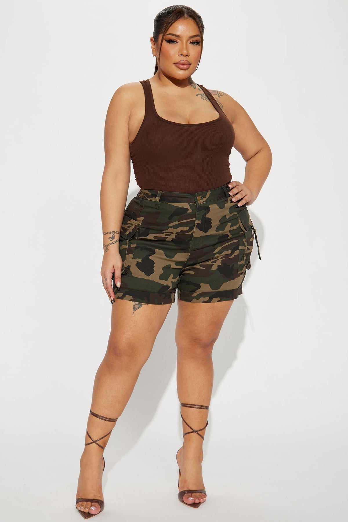 Short Feminino Estampado Cargo – Doce Malícia