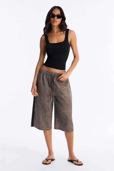 Short Feminino Estampado Listrado – Doce Malícia
