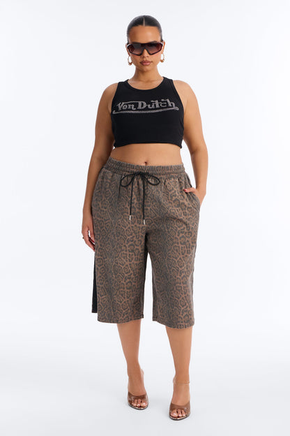 Short Feminino Estampado Listrado – Doce Malícia