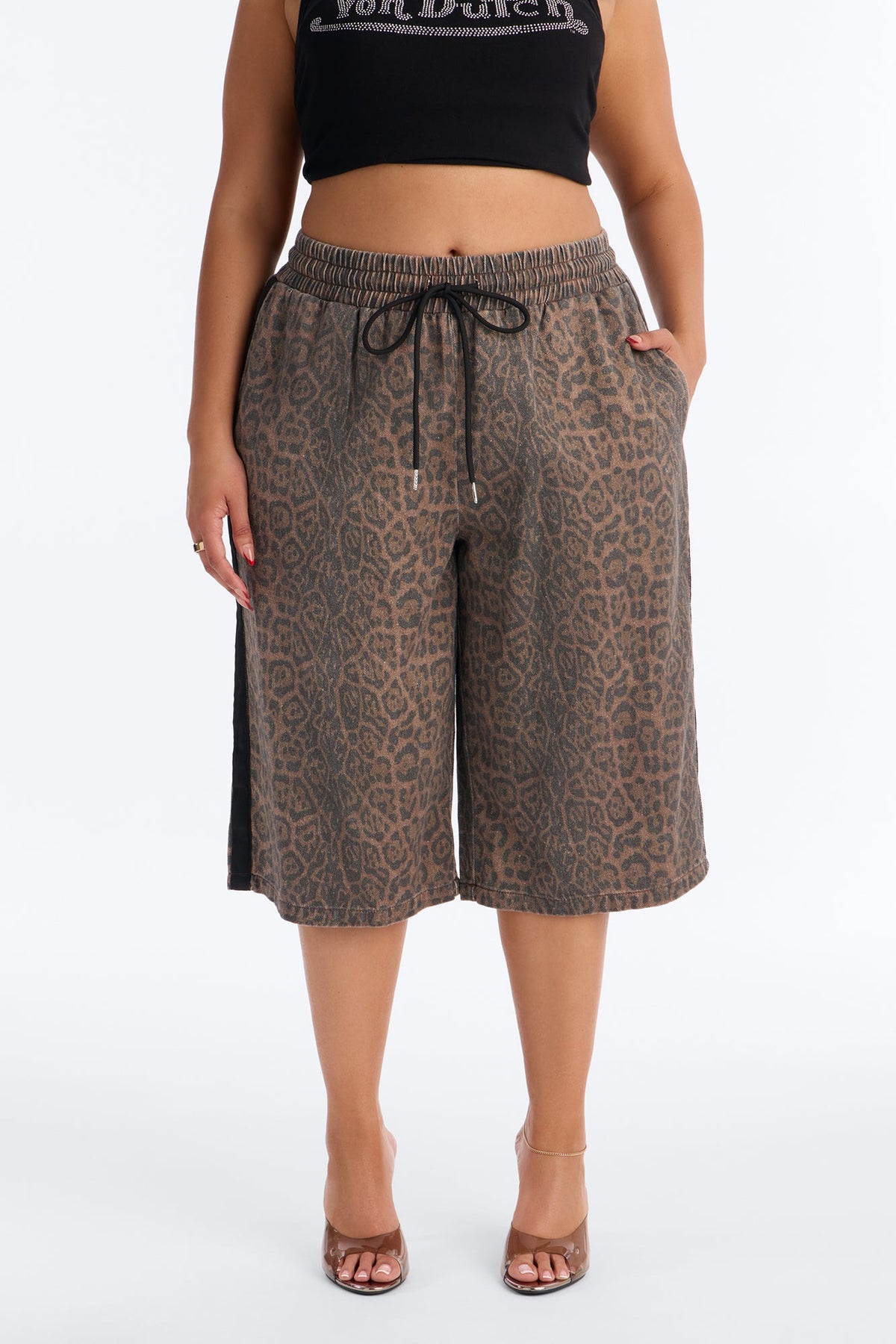 Short Feminino Estampado Listrado – Doce Malícia