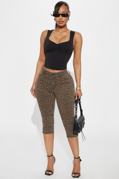 Short Feminino Estampado Marrom – Doce Malícia