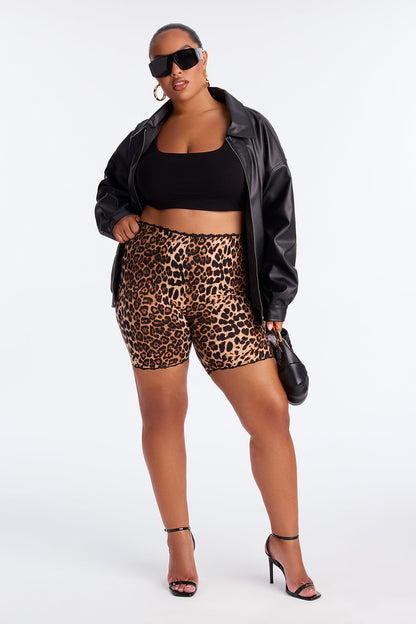 Short Feminino Estampado Renda Marrom – Doce Malícia