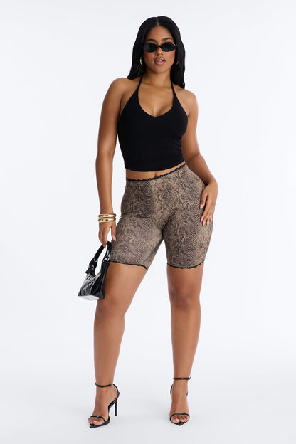 Short Feminino Estampado Renda Preto – Doce Malícia