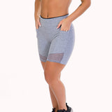 Short Fitness cinza com Bolso – Doce Malícia