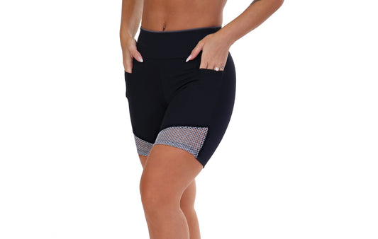 Short Fitness com Bolso em Preto – Doce Malícia