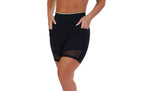 Short Fitness com elástico colorido em Preto – Doce Malícia