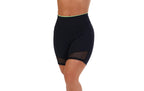 Short Fitness com elástico colorido em Preto – Doce Malícia