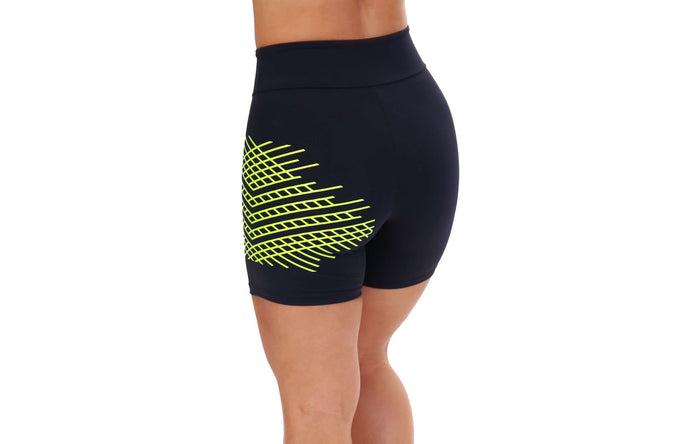 Short Fitness curto com estampa neon – Doce Malícia — Doce Malícia