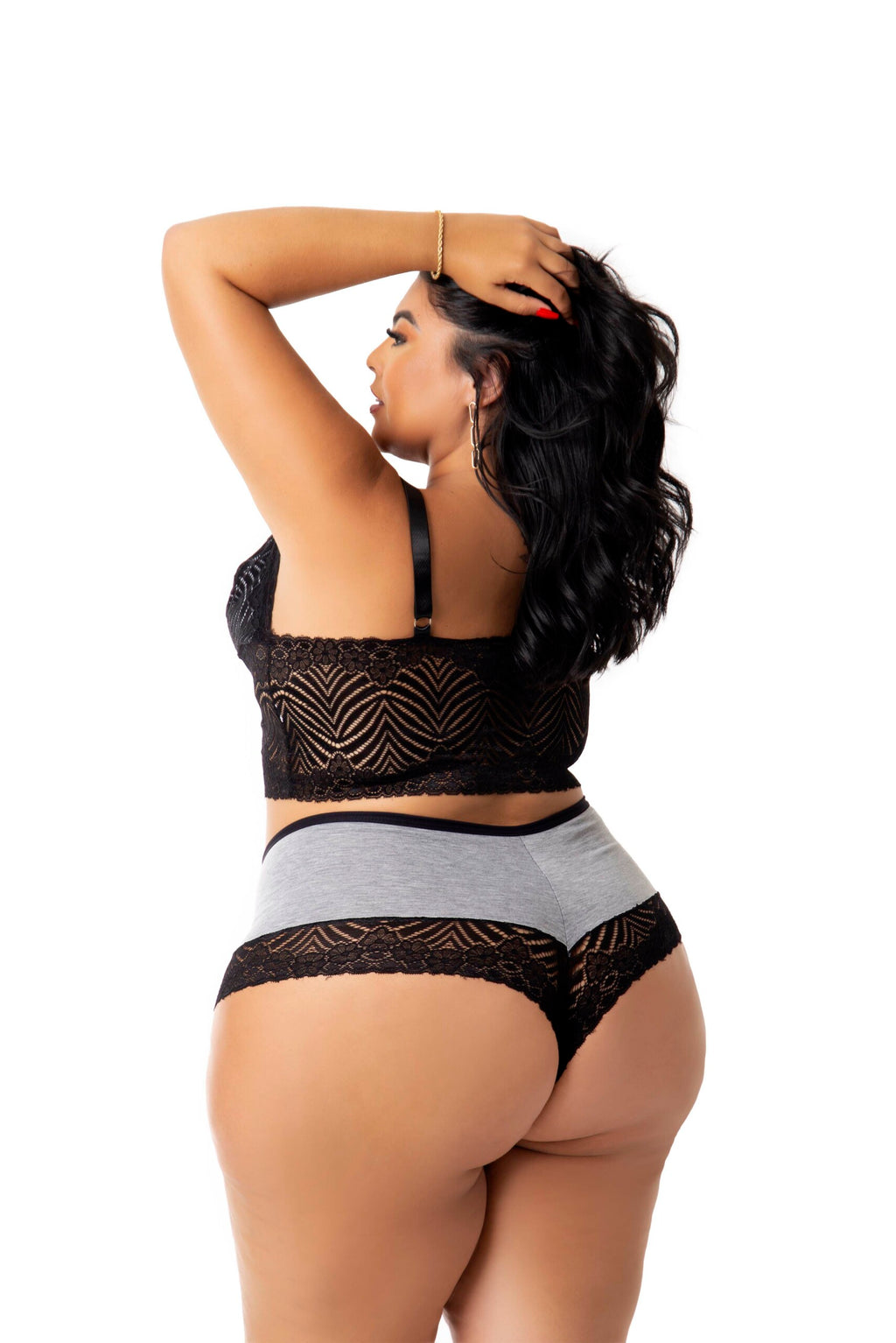 Short Doll Amamentação com Renda em Branco – Doce Malícia