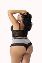 Short Doll Amamentação com Renda Plus Size – Doce Malícia