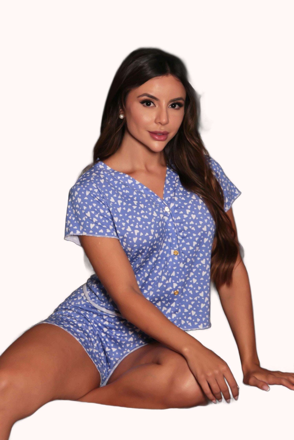 Short Doll Americano Curto em Suede Estampado – Doce Malícia
