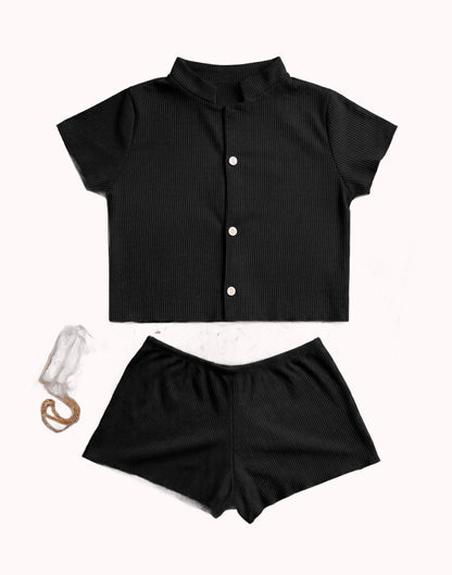 Short Doll Canelado Americano – Doce Malícia