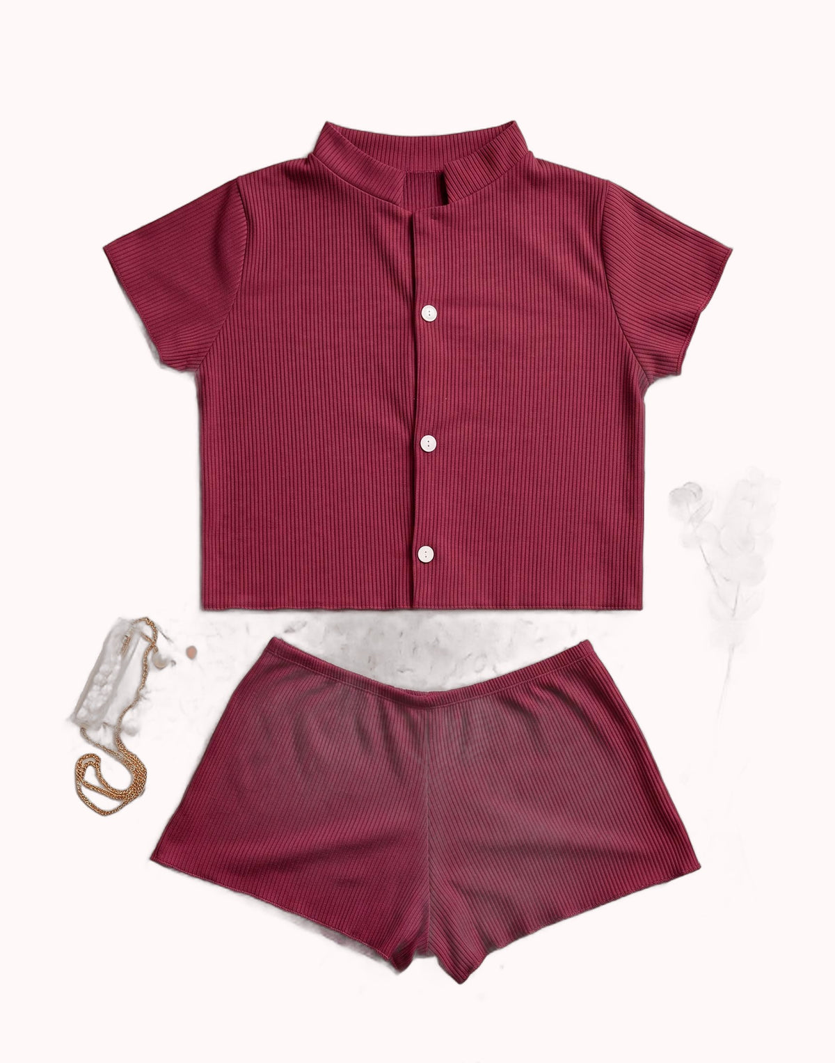 Short Doll Canelado Americano – Doce Malícia