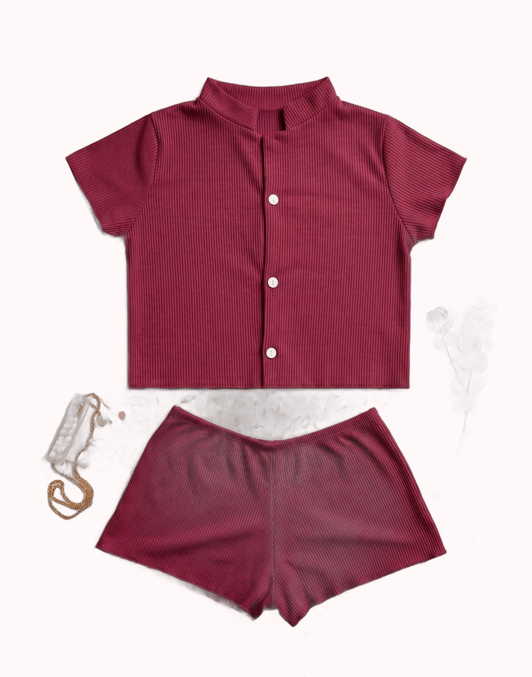 Short Doll Canelado Americano – Doce Malícia