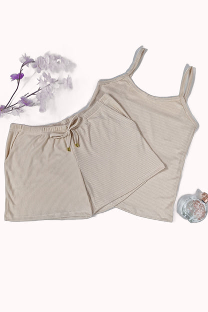 Short Doll Canelado com Bolso – Doce Malícia