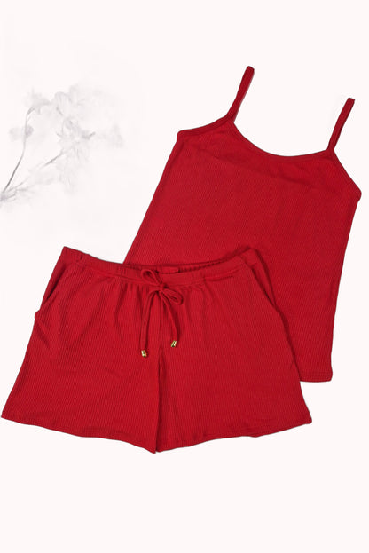 Short Doll Canelado com Bolso – Doce Malícia