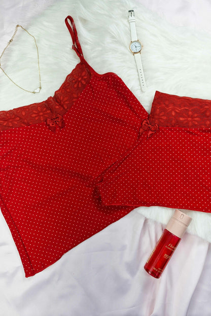 Short doll de liganete em poá em Teos – Doce Malícia