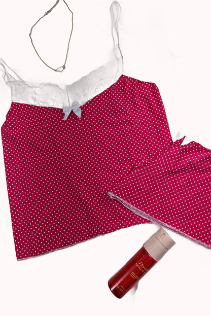 Short doll de liganete em poá – Doce Malícia