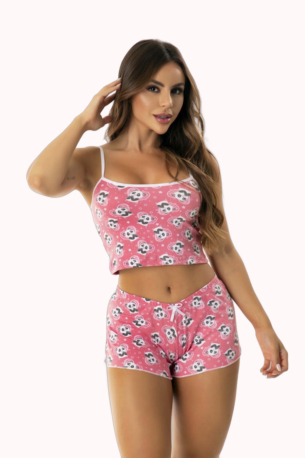Baby Doll em Suede Estampado