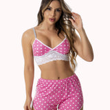 Short Doll Estampado Top com Renda – Doce Malícia