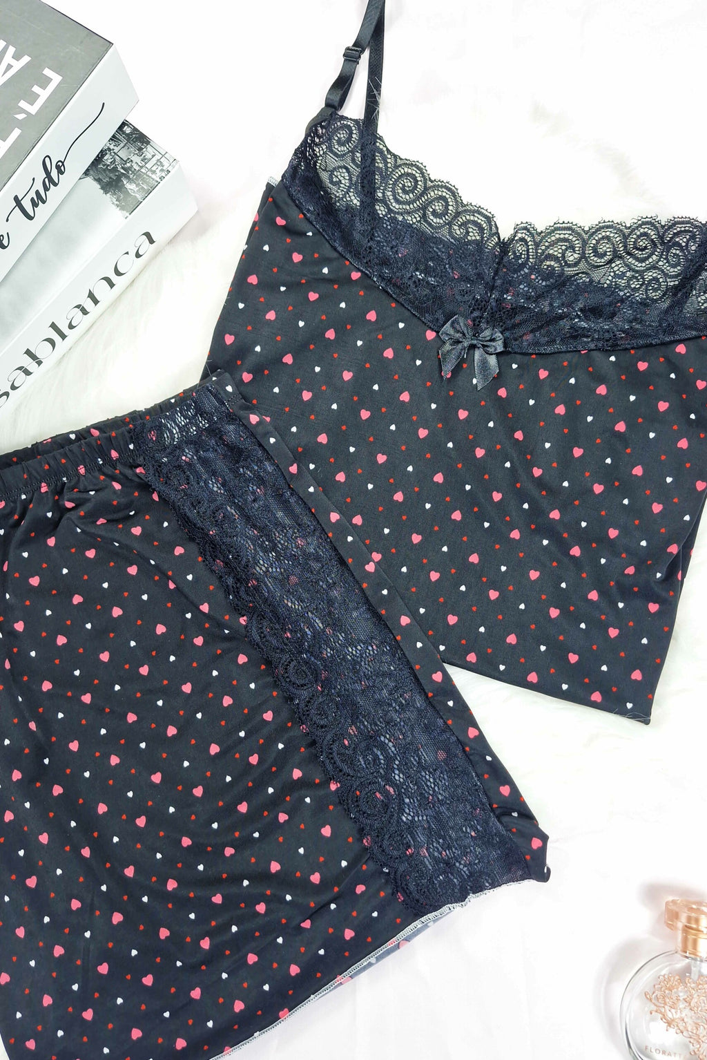 Short Doll em Liganete Estampado em amarelo – Doce Malícia