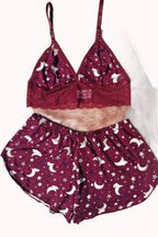 Short Doll Estampado Top com Renda – Doce Malícia