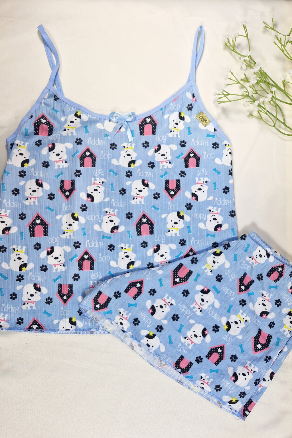 Short Doll Feminino Canelado Estampado em Frozen – Doce Malícia