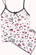 Short Doll Feminino Canelado Estampado – Doce Malícia