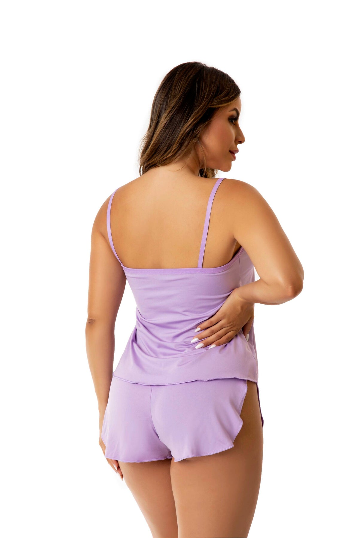 Short Doll com Fenda nas laterais em Branco – Doce Malícia