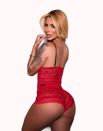 Short Doll sexy em renda – Doce Malícia